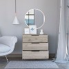 NicBex 3 Drawers Dresser for Bedroom,Modern Style Wooden Drawers with Black Handle,Dressers for Kids Room,Living Room,Entry and Hallway - 2 of 4