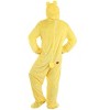 HalloweenCostumes.com Adult Care Bears Funshine Bear Costume Unisex, Faux Fur Yellow Classic Smiling Sun Care Bear One-piece. - 4 of 4