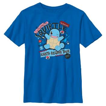 Boy's Pokemon Squirtle Kanto Tour T-Shirt