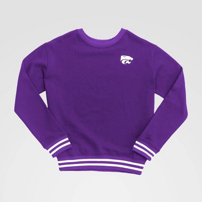 NCAA Kansas State Wildcats Meshback Sweatshirt - Purple S