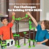 Marble Genius Marble Rails Tubes Set: 40 Piece Marble Run Set (Includes 25 Tubes and 15 Half Tubes), Add-On for Marble Rails - 3 of 4