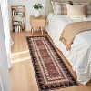 Coucheta Modern Washable Area Rug, Neutral Geometric Border Low Pile Rug, Non-Slip & Non-Shedding Carpet for Living&Dining Room, Hallway&Bedroom - 3 of 4