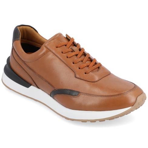 Thomas & Vine Lowe Casual Leather Sneaker, Cognac 8.5 : Target