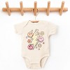 The Juniper Shop SmileyWorld Checkered Lightning Floral Baby Short Sleeve Bodysuit - 2 of 4