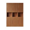 GDFStudio Houck 41" Modern Woodgrain Bathroom Wall Mounted Cabinet - 4 of 4
