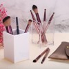 Unique Bargains Acrylic Large Capacity Square Office Home Pencil Holder - 3 of 4
