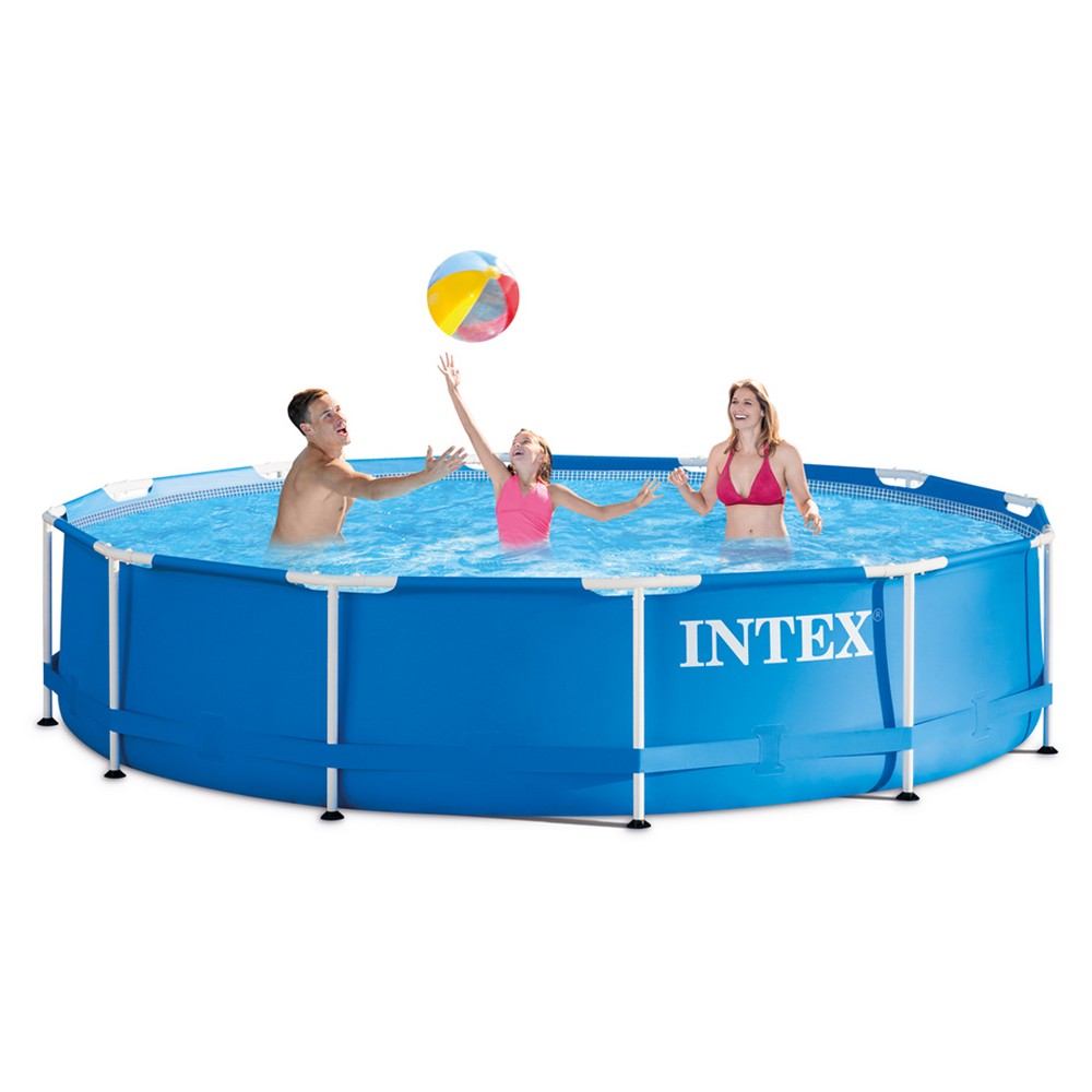 Intex 12' x 30" Metal Frame Pool Set