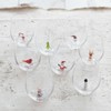 Storied Home Stemless Wine Glass with Holiday Figure, Multicolor, Set of 8 - 3 of 3