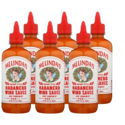 Melinda's Creamy Style Habanero Wing Sauce - Case of 6/12 oz