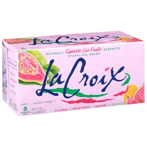 LaCroix Sparkling Water Guava Sao Paulo - 8pk/12 fl oz Cans - image 1 of 4