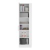 NicBex File Cabinet with Fully Transparent Glass Door,Office Cabinet with Spacious Tier-Shelving Design,Filing Cabinet for Home Office - 4 of 4