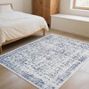 Vintage Washable Area Rug – Distressed Non-Slip Stain-Resistant Carpet for Living Room, Bedroom, Office - 2 of 4