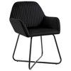 vidaXL Dining Chairs 2 pcs Black Velvet - 2 of 4