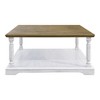 Galano Delroy 34.6 in. Spray Paint Square Solid Wood Top Coffee Table - 2 of 4