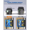 ELEGRP GFCI Outlet Self-Test, 20 Amp 125V Weather Resistant Duplex wall outlet, Wall Plate included, UL Listed, Matte Black 3PC - 4 of 4