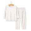 MyKids-USA Baby 2pcs Solid Color Long sleeve Shirt And Pants Underwear Sets Pajamas - 3 of 4