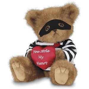 Bearington Lawless Lover Plush Stuffed Animal Teddy Bear with Heart, 10 inches - 1 of 4