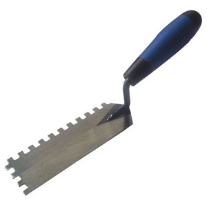 Westward  Notched Trowel,6inL,2inW,Carbon Steel 13A580 - 1 of 1