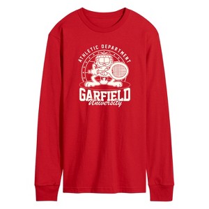 Men's - Garfield - Tennis Long Sleeve Graphic T-Shirt - 1 of 3