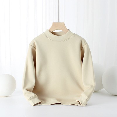 MyKids-USA Baby Solid Color Thickened Autumn Basic Hoodies