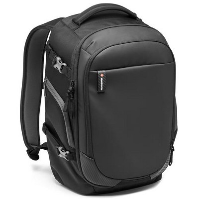 black backpack with laptop compartment