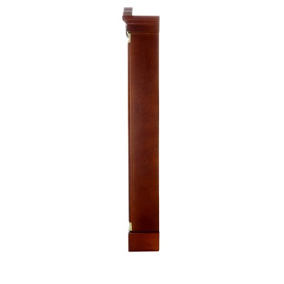 Antique Cherry Oak Finish Rectangular Chiming Pendulum Wall Clock