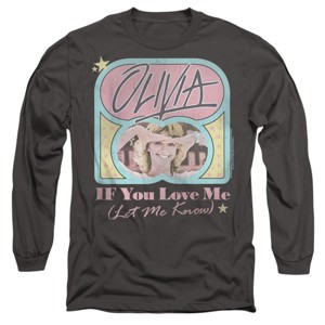 Men’s Olivia Newtonjohn If You Love Me Long Sleeve T-Shirt - 1 of 4