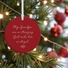 So Amazing God Made An Angel Personalized Round Ornament - 3 of 4