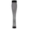Memoi Women's Two-Tone Contrast Bamboo Blend 8-15mmHg Graduated Compression Socks - 2 of 4