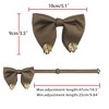 INSPIRE CHIC Men's Ribbon Leaf Pendant Pre-tied Fashion Bow Ties Necktie 1 Pc - 2 of 4