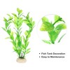 Unique Bargains Plastic Fish Tank Aquarium Decorations Artificial Water Plants Green 7.28" 3 Pcs - 3 of 4