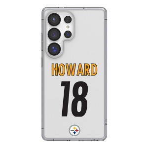 NFL Pittsburgh Steelers Players Game Tactic Clear Cell Phone Case for Samsung Galaxy - 1 of 4