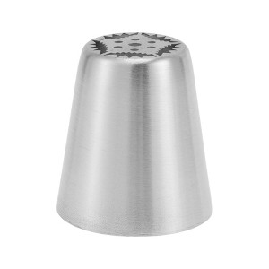 Unique Bargains Piping Tip 304 Stainless Steel Silver Tone 0.98"x1.46"x1.65" 1 Pcs - 1 of 3