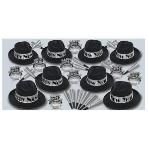 Beistle New Year Swing Silver Asst for 50 Silver - 1 of 2
