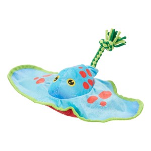BARK Manny Ray Under the Seams Dog Toy - Blue/Red/Green - 1 of 4