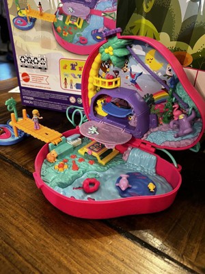 Polly Pocket Sloth Family 2-in-1 Purse Compact Dolls And Playset : Target