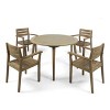 Christopher Knight Home Pag Outdoor 5 Piece Acacia Wood Dining Set - 2 of 4