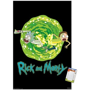 Trends International Rick And Morty - Portal Unframed Wall Poster Prints - 1 of 4