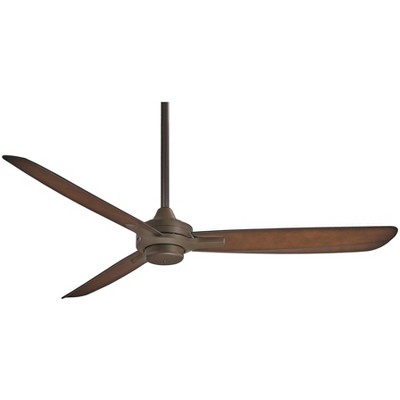 60" Minka Aire Rudolph Bronze Outdoor Ceiling Fan with Remote