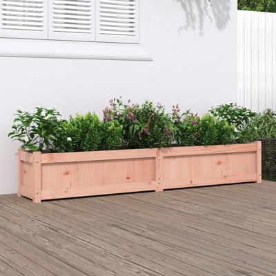 vidaXL Garden Planter 70.9" x 12.2" x 12.2" Solid Wood Douglas