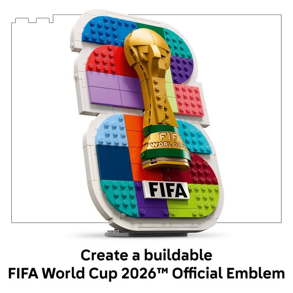 LEGO Editions Emblema Oficial Copa Mundial de la FIFA 2026 43032 4