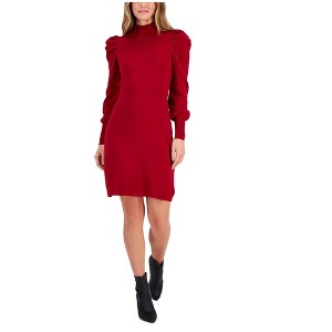 Taylor Womens Puff Sleeve Sweater Dress - 1 of 1