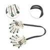 Unique Bargains Grace Peacock Hair Clips Green 1 Pc - 3 of 4