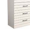 Galano Uf Elis 5 Drawer Chest (Interlock) - Ivory - 3 of 4