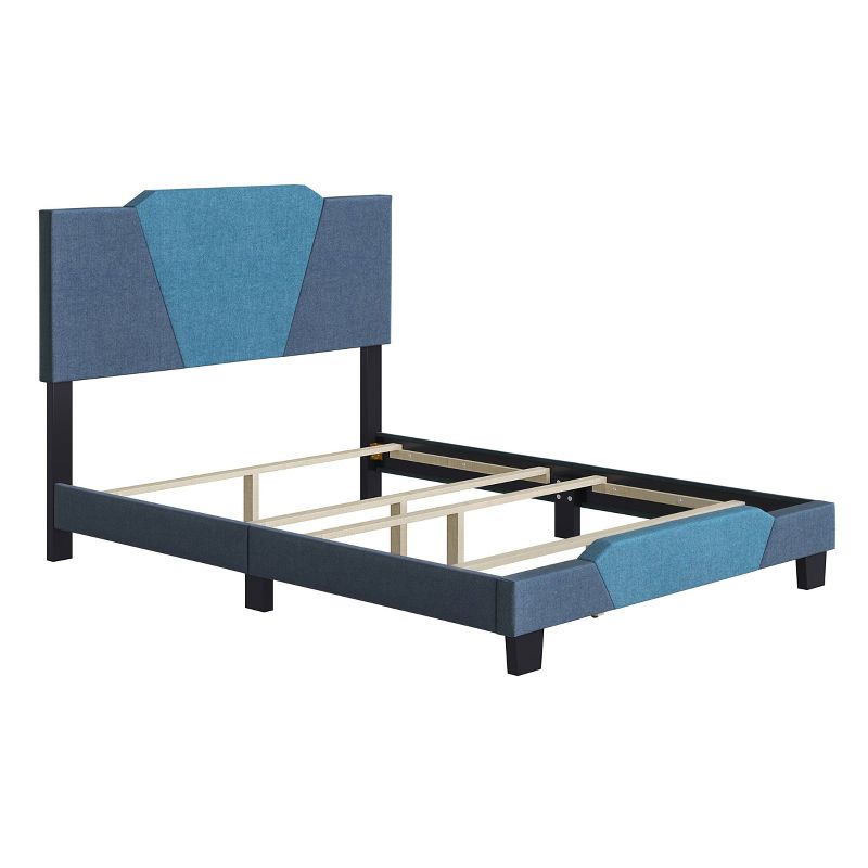 Sydney Two-Tone Linen Upholstered Platform Bed - Eco Dream, 3 of 10