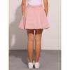 INSPIRE CHIC Women's Vintage Summer High Waist with Belt A-Line Mini Jean Skirts - 4 of 4