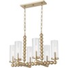 Quorum Lighting Lee Boulevard 6 - Light Chandelier in  Aged Brass - 3 of 4