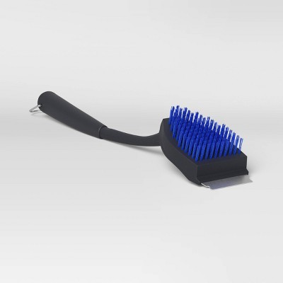 Long-handled Curved Grill Cleaning Brush - Felton Brushes