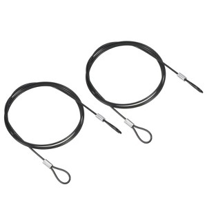 Unique Bargains Stainless Steel Stage Lighting Luggage Lock Double Loop Safety Lock Cables - 1 of 4