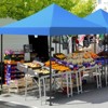 Commercial Pop Up Tent, 10x10 FT Canopy Tent, 500D Waterproof Canopy, Outdoor Sun Shade with Roller Bag & 4 Sandbag for Outdoor/Camping/Stall - 2 of 4